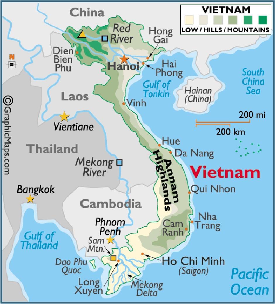 ਦਾ ਨਕਸ਼ਾ ' ਤੇ saigon