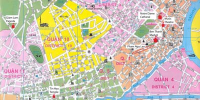 Saigon ਜ਼ਿਲ੍ਹਾ ਨਕਸ਼ਾ